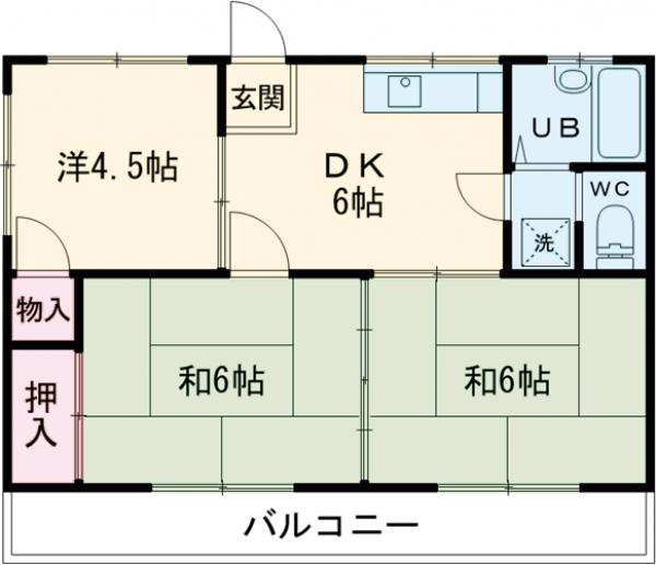 コーポベルの間取り