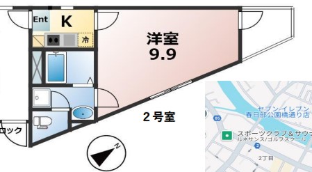 Classo春日部の間取り