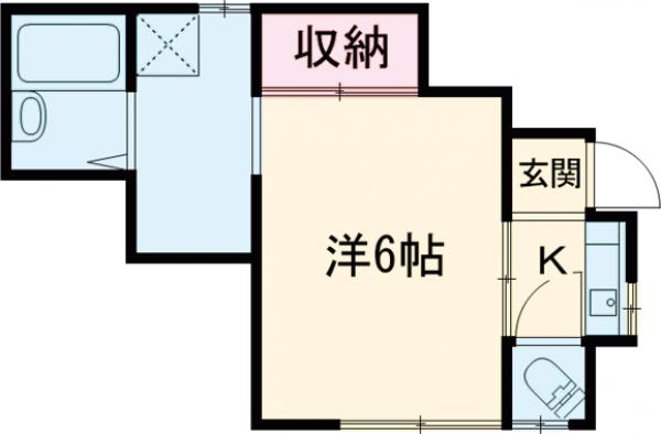 関アパート2号館の間取り