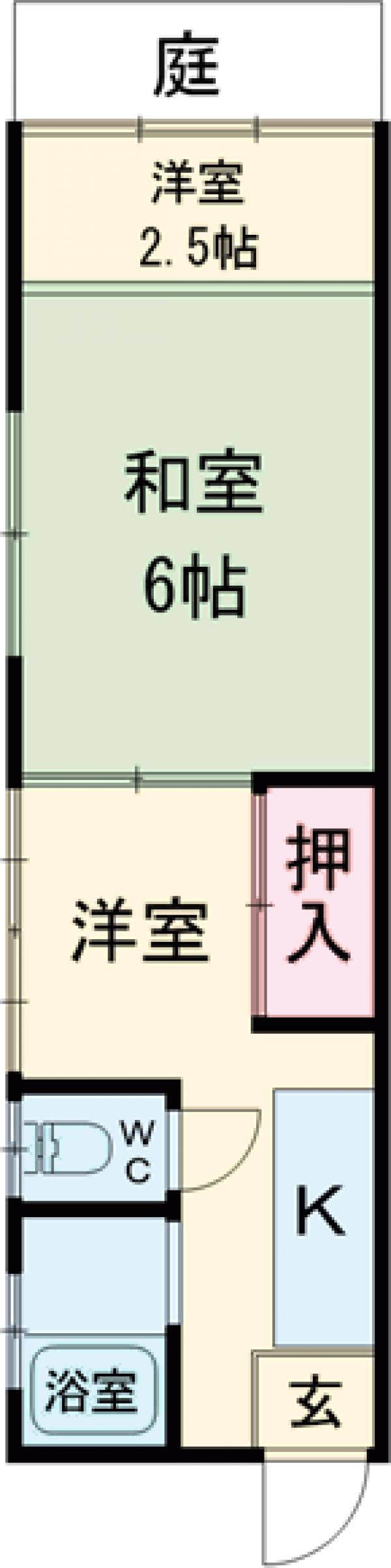 朝日荘の間取り