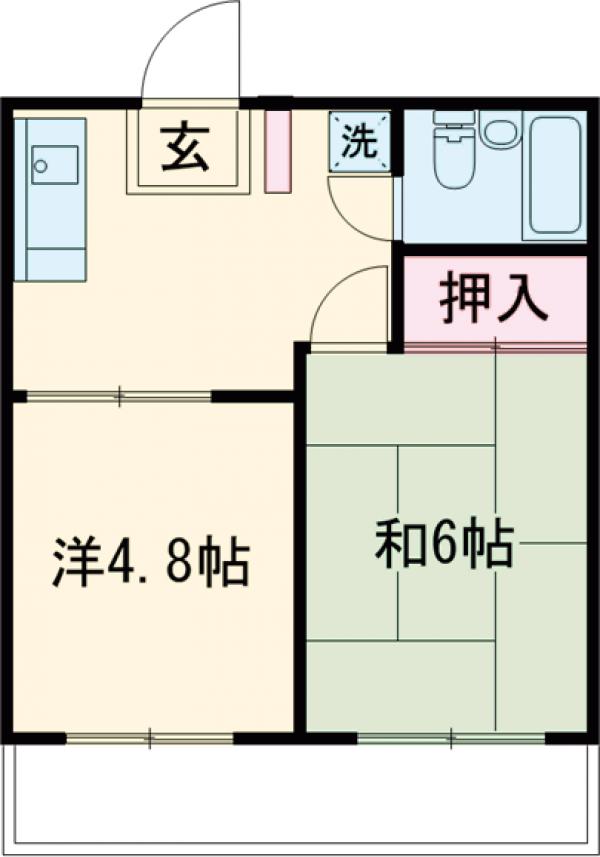 佐野宝マンションの間取り