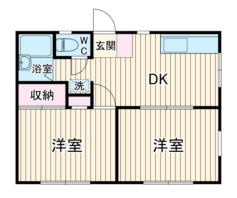 エヴァンス上鶴間の間取り