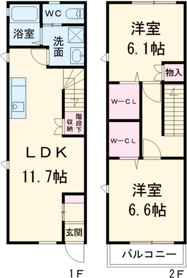 レガーロショコラの間取り