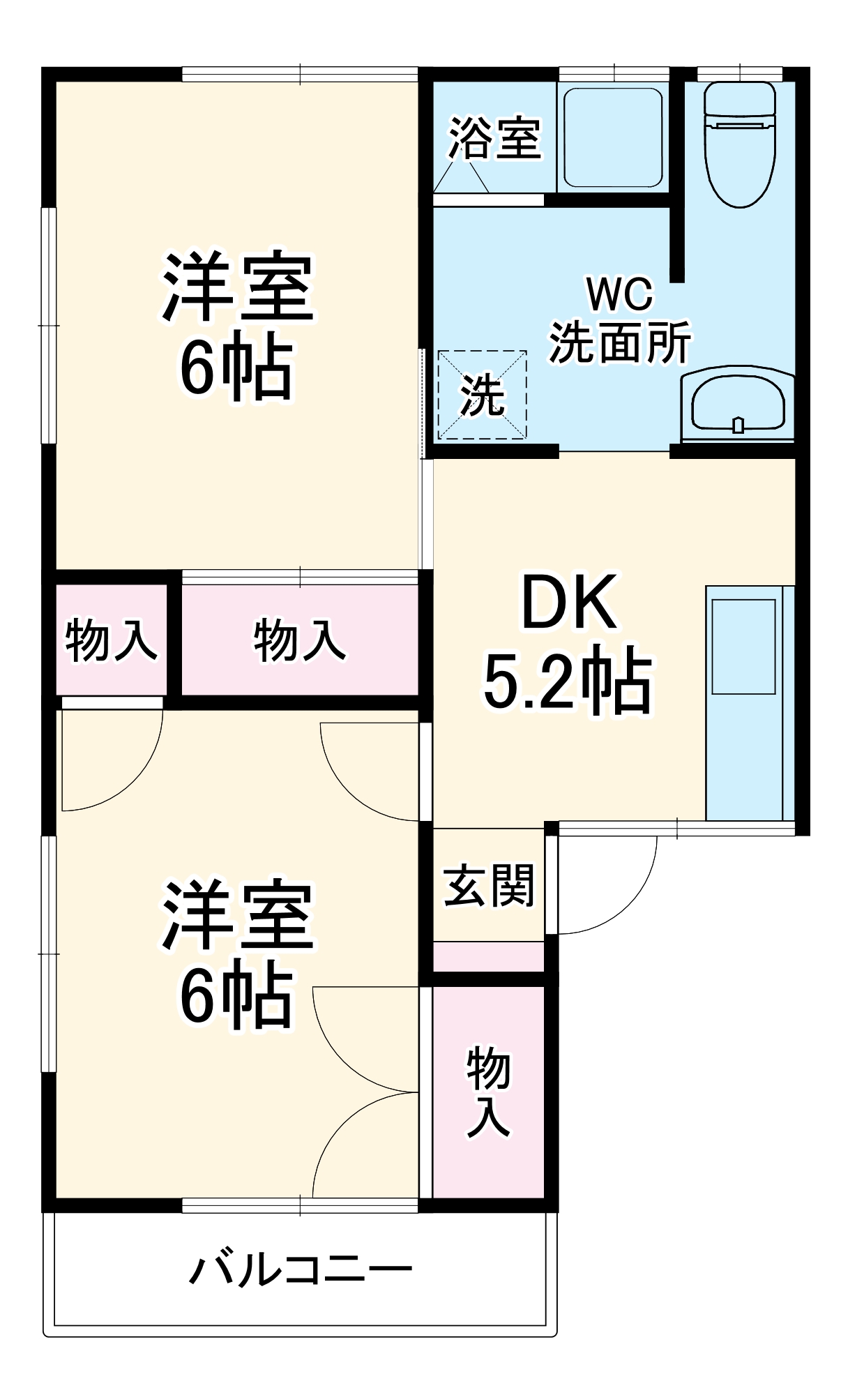 三陽荘の間取り