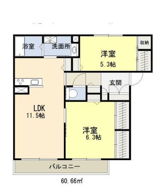 ＳＣＥＮＥ　　Ⅲの間取り