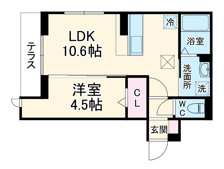シンシアタワーの間取り