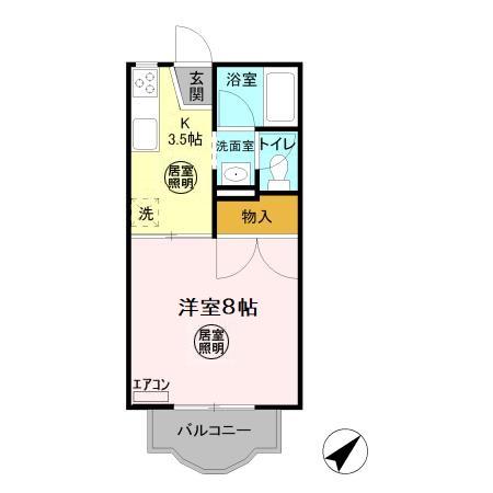 エンジェルヒルズ・マミの間取り