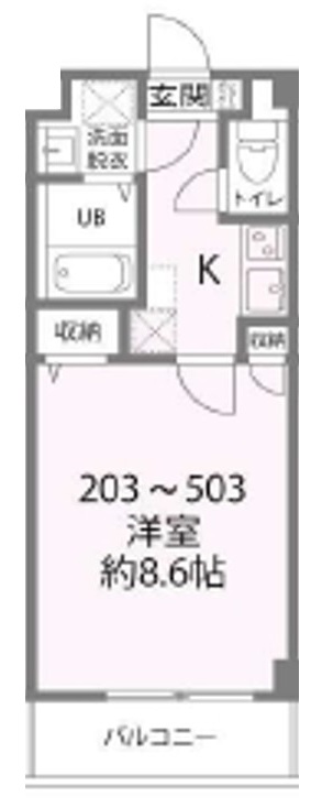 パークレジデンス八幡の間取り