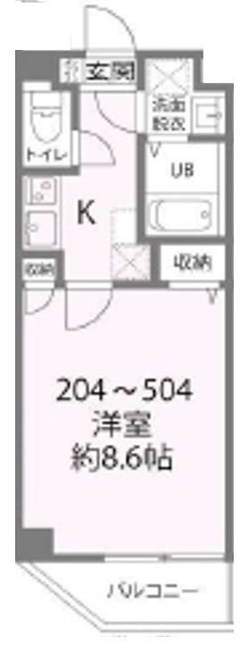 パークレジデンス八幡の間取り