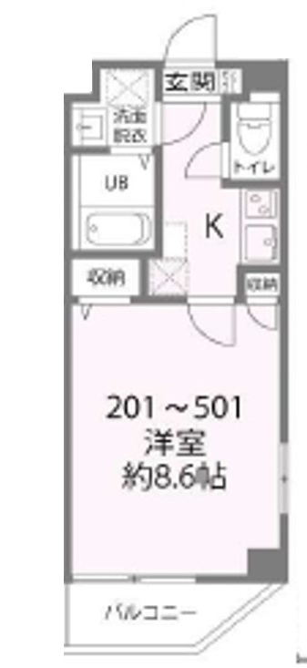 パークレジデンス八幡の間取り