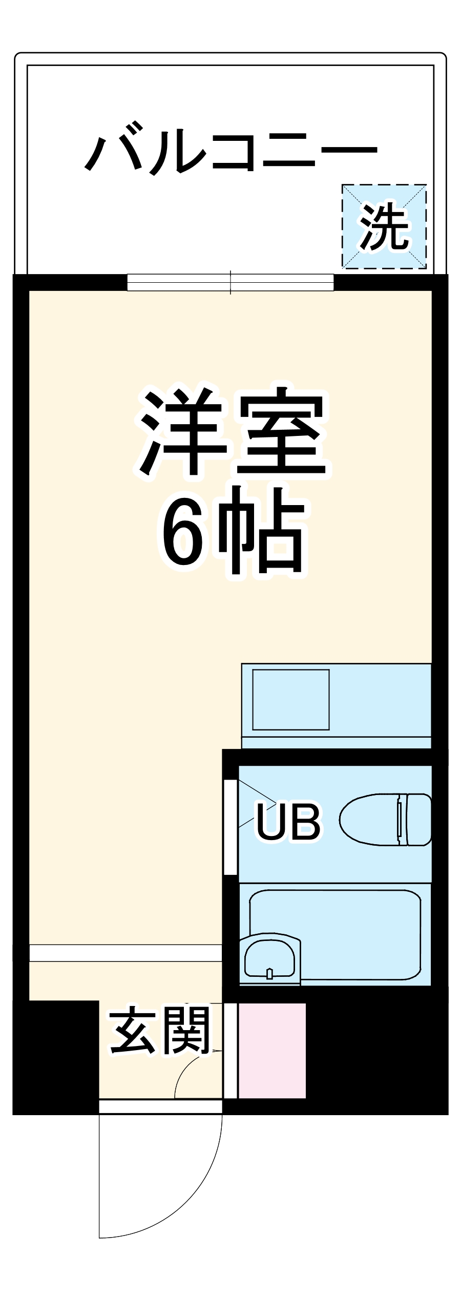 ライオンズマンション横須賀中央第2の間取り