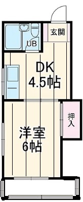 コーポ佐野の間取り