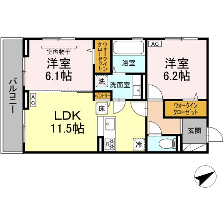 トレビ・フォンタナの間取り