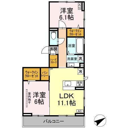 トレビ・フォンタナの間取り