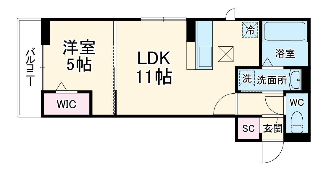 リューベの間取り