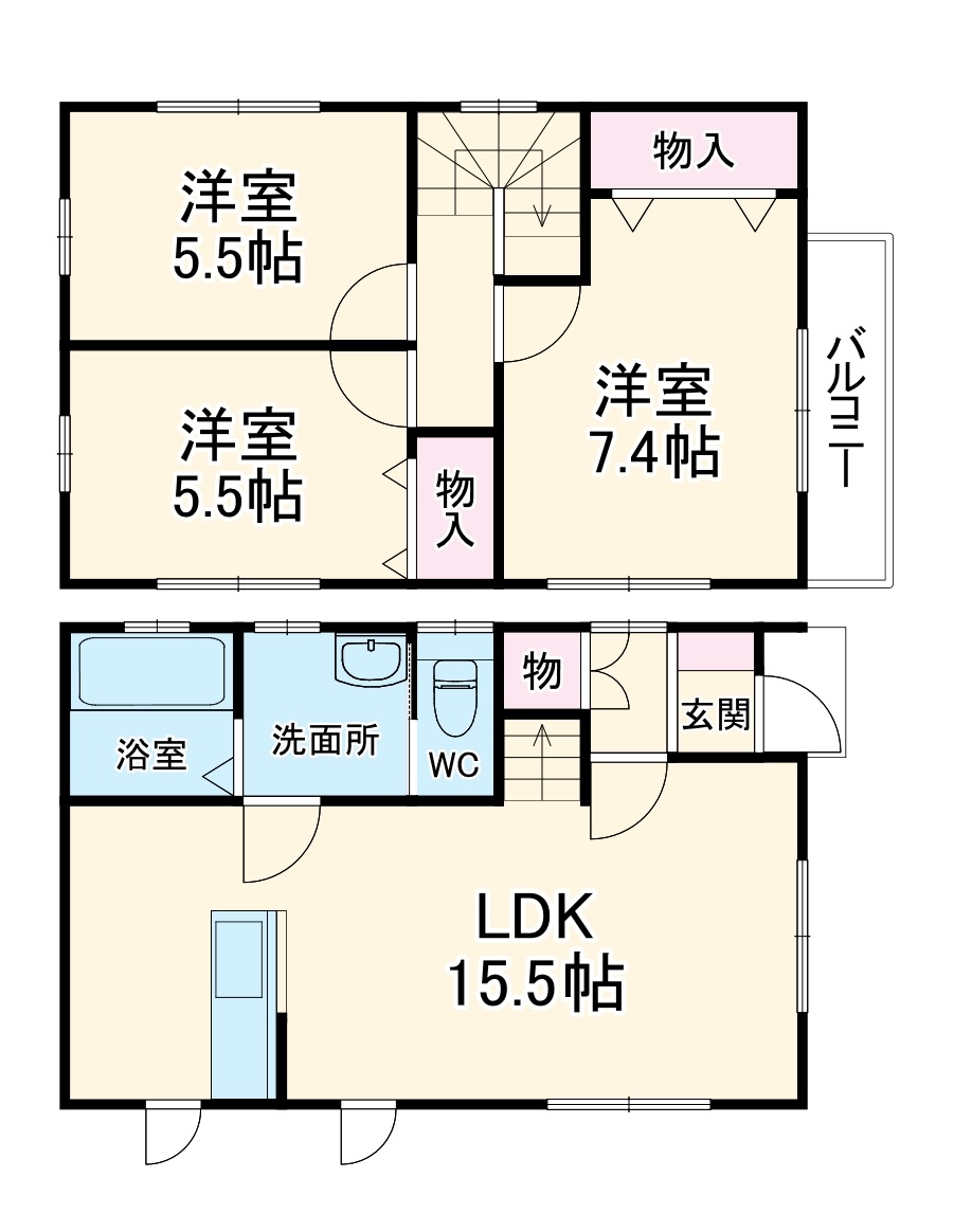 グランソフィア上の間取り