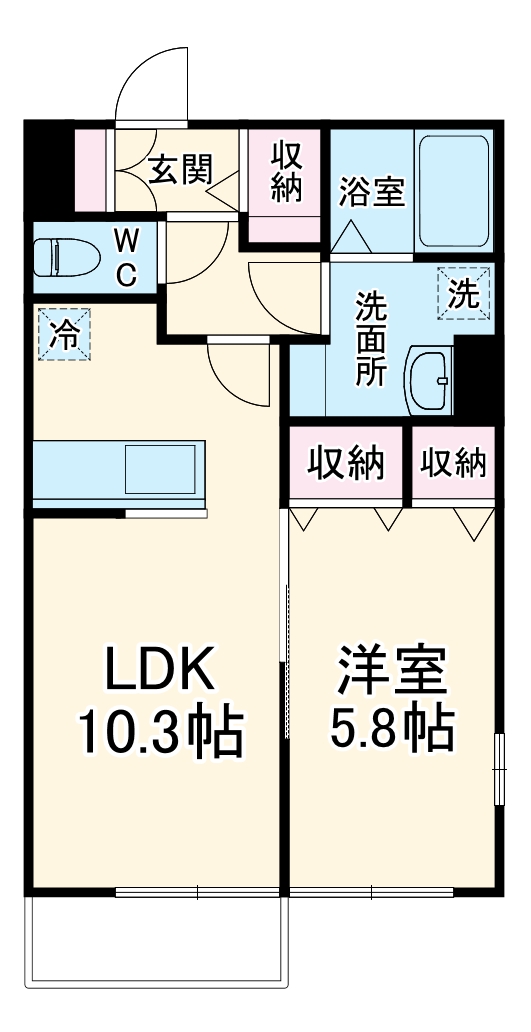 ウィンドテラスみどり台の間取り