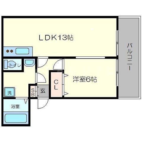 メゾンN&Hの間取り