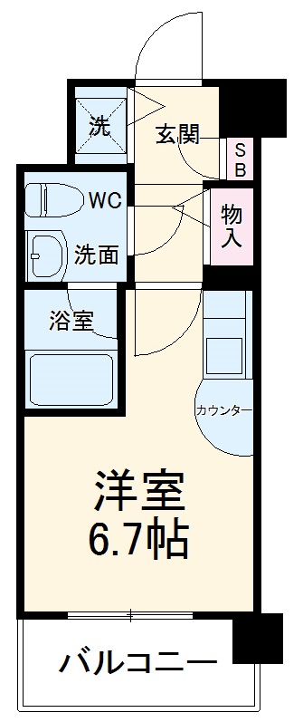 サンセール与野本町の間取り