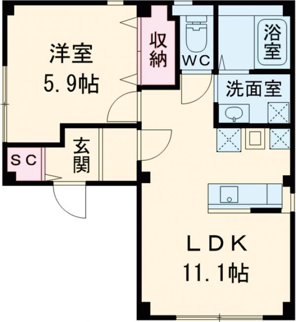 メイワファイブの間取り