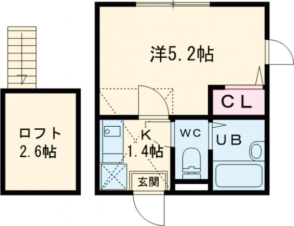 シエル竹ノ塚の間取り