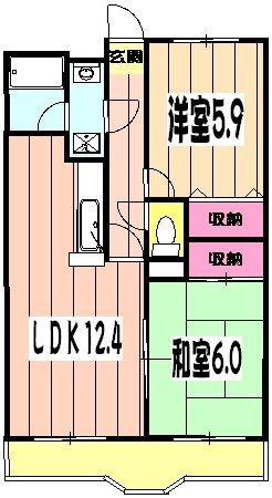 アニスティハイツの間取り