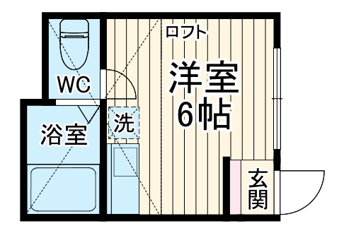 ラフィーネ新子安の間取り