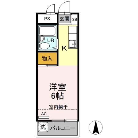 グリーンハイム桜塚の間取り