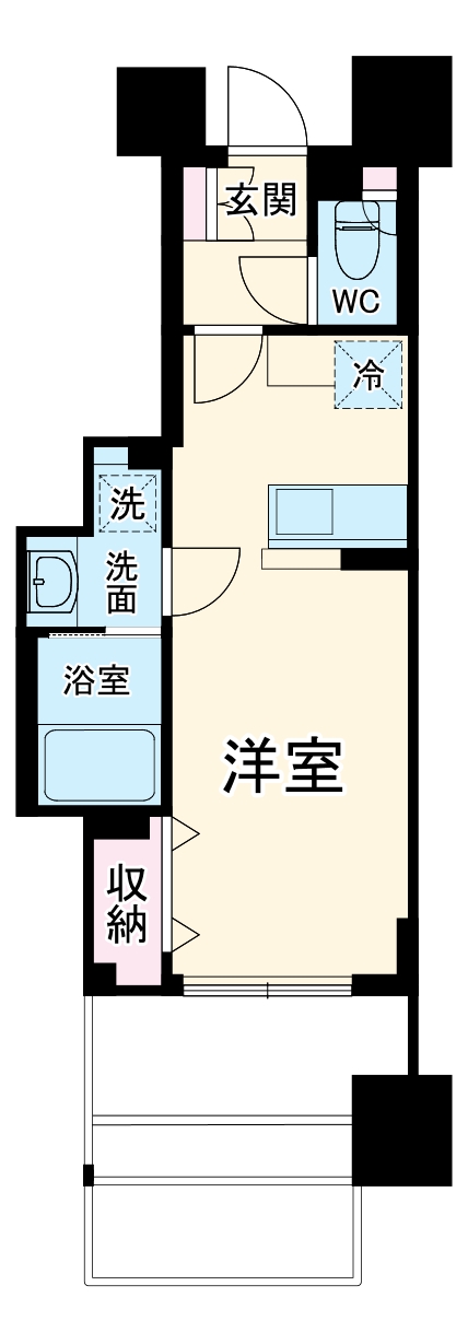TOPAZ本厚木の間取り