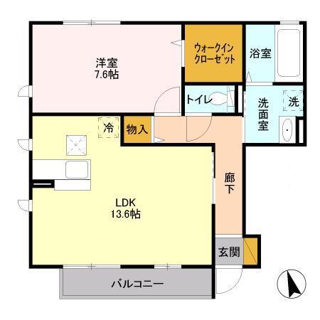 パークドプランタン Iの間取り