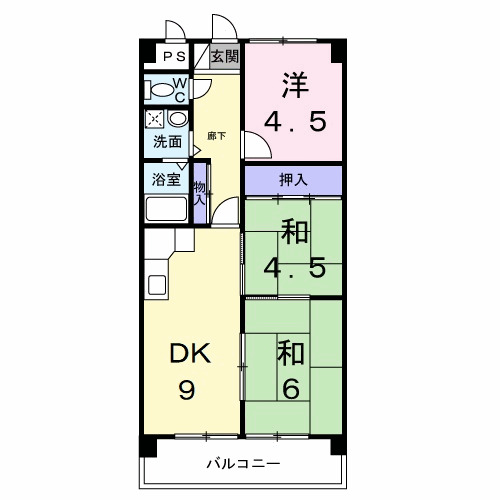 ファミーユ旭の間取り