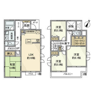 大針1丁目戸建の間取り