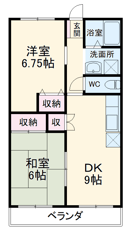 サンビレッジ昭和の間取り