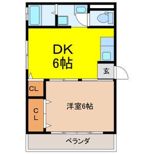 メゾンひまわりの間取り