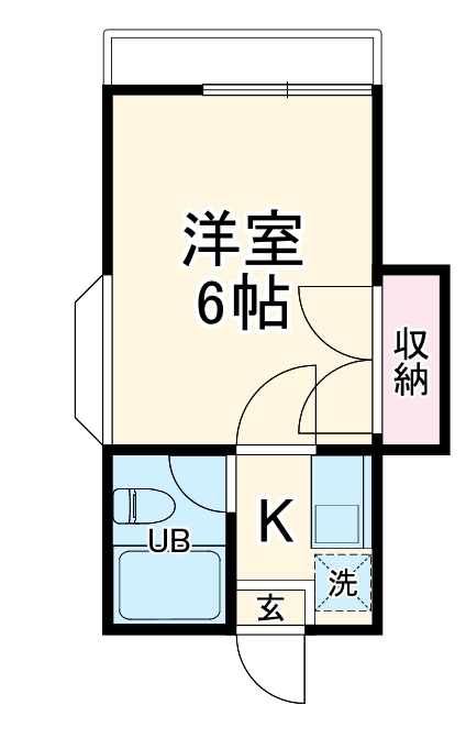 レオパレス北久里浜第11の間取り