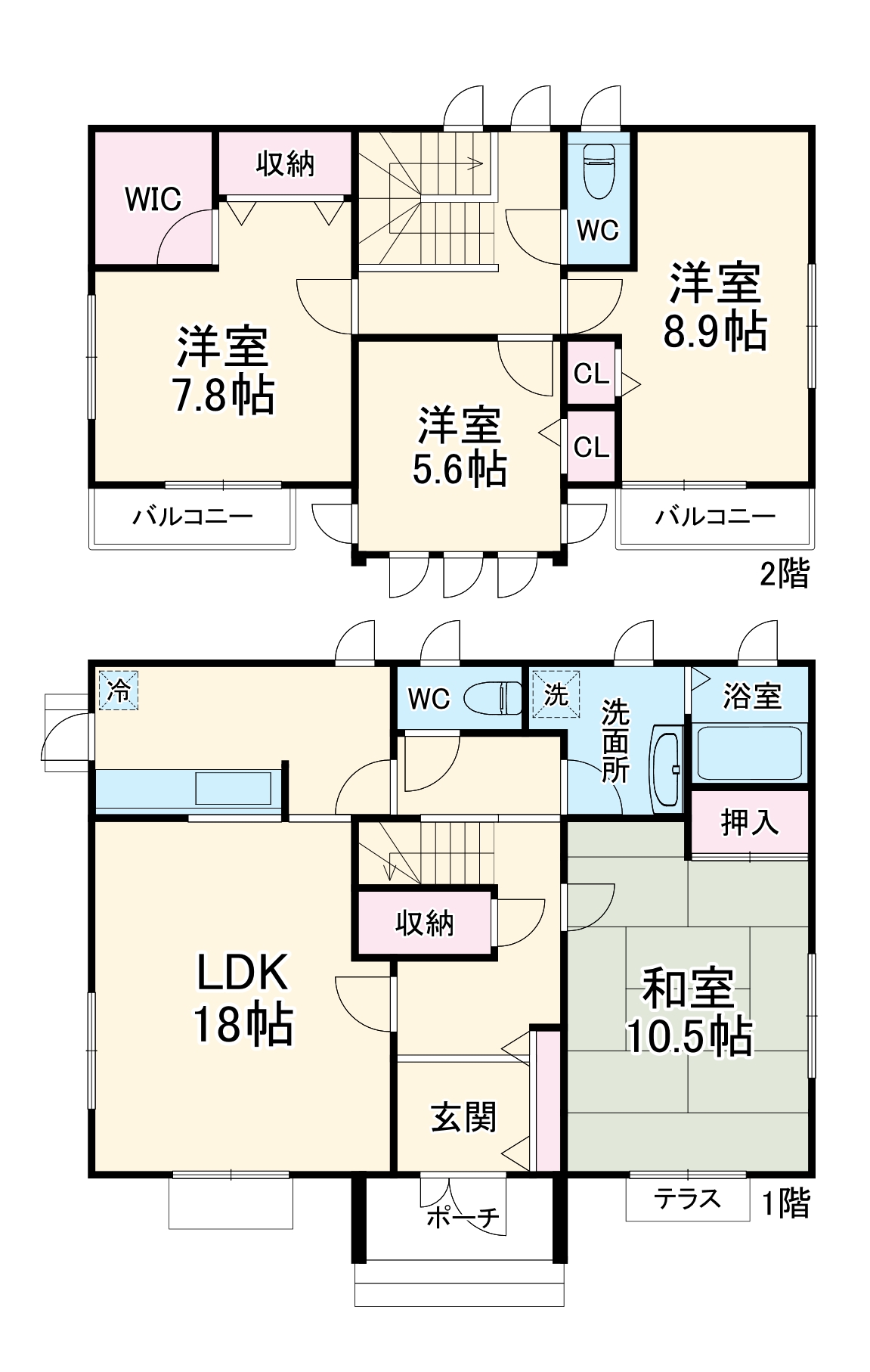 香久山3丁目戸建の間取り