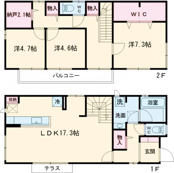 仮称)練馬区南田中3丁目戸建・B号室の間取り