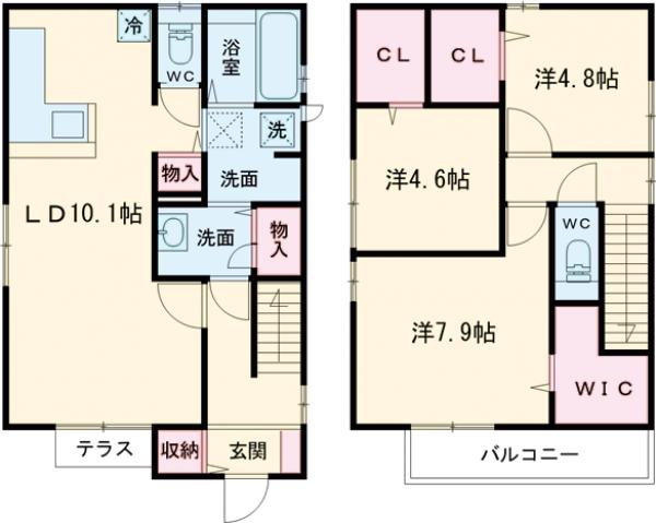 仮称)練馬区南田中3丁目戸建・C号室の間取り