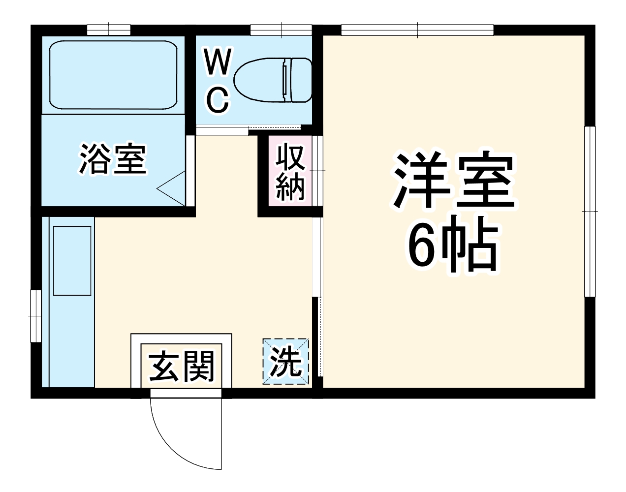 ヒルハウスブルーの間取り