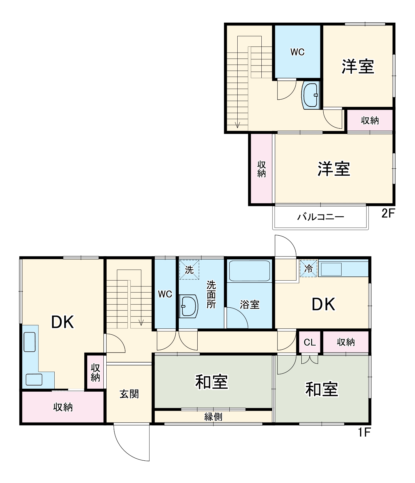 瀬戸市上品野町 戸建ての間取り