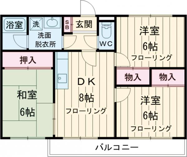 メゾン・ベル・アネックスの間取り