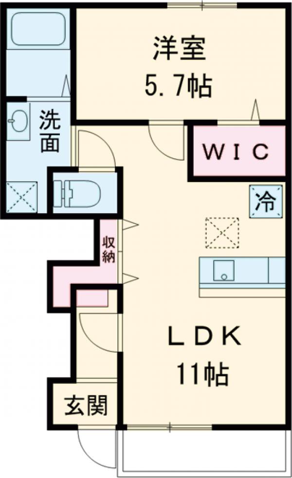 La Clarte (ラ クラルテ)の間取り