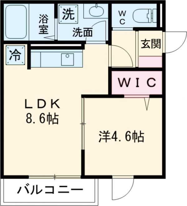 D-ROOM高砂7丁目PJ・301号室の間取り