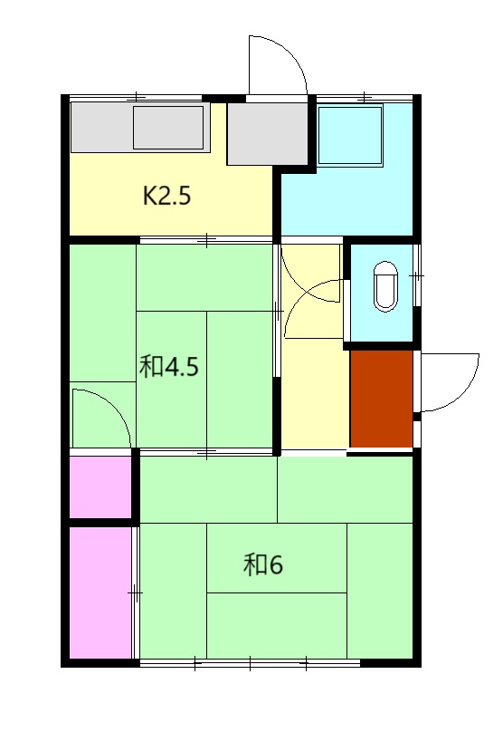 井上貸家の間取り