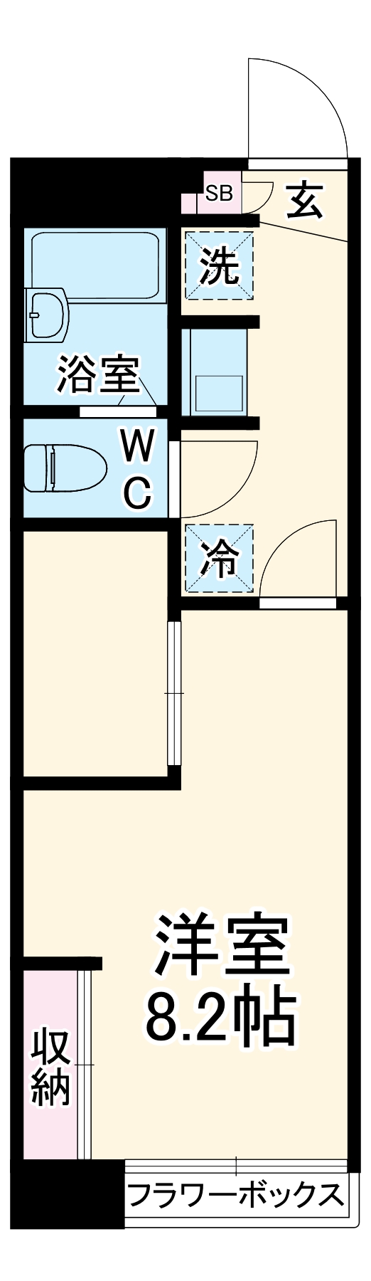 パレス植田山の間取り