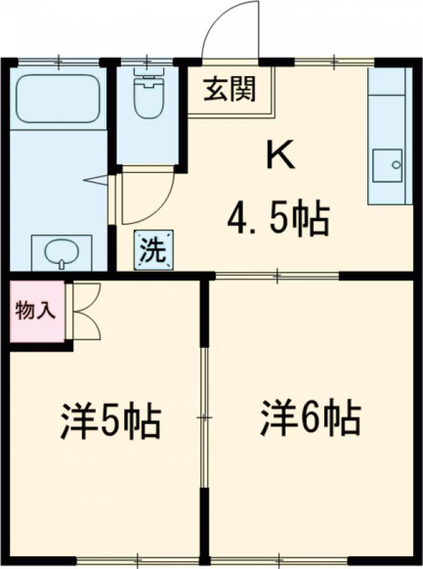 朝陽とさんぽのフェリーチェの間取り