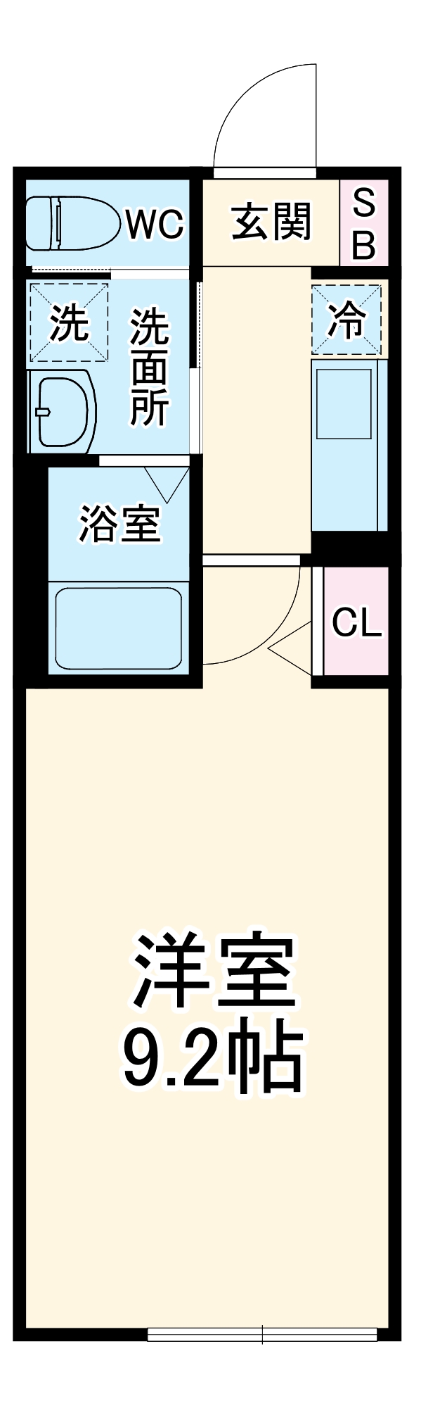 ベイルームHintertuxの間取り