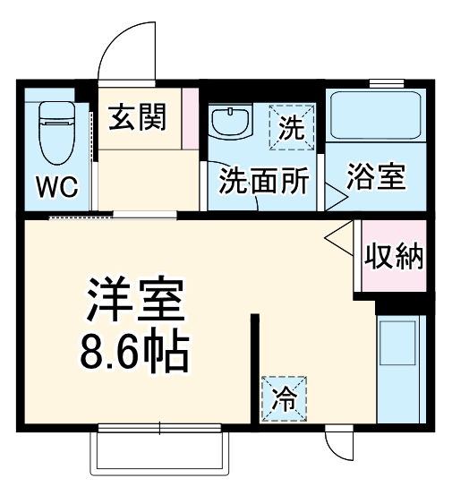 セゾンドローリエⅢの間取り