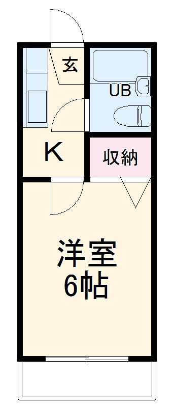 ハイツ小川の間取り