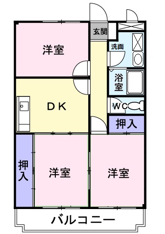 グリーンヒルズ130の間取り
